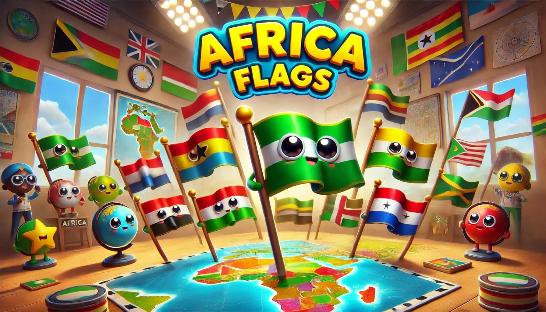 Africa Flags game cover