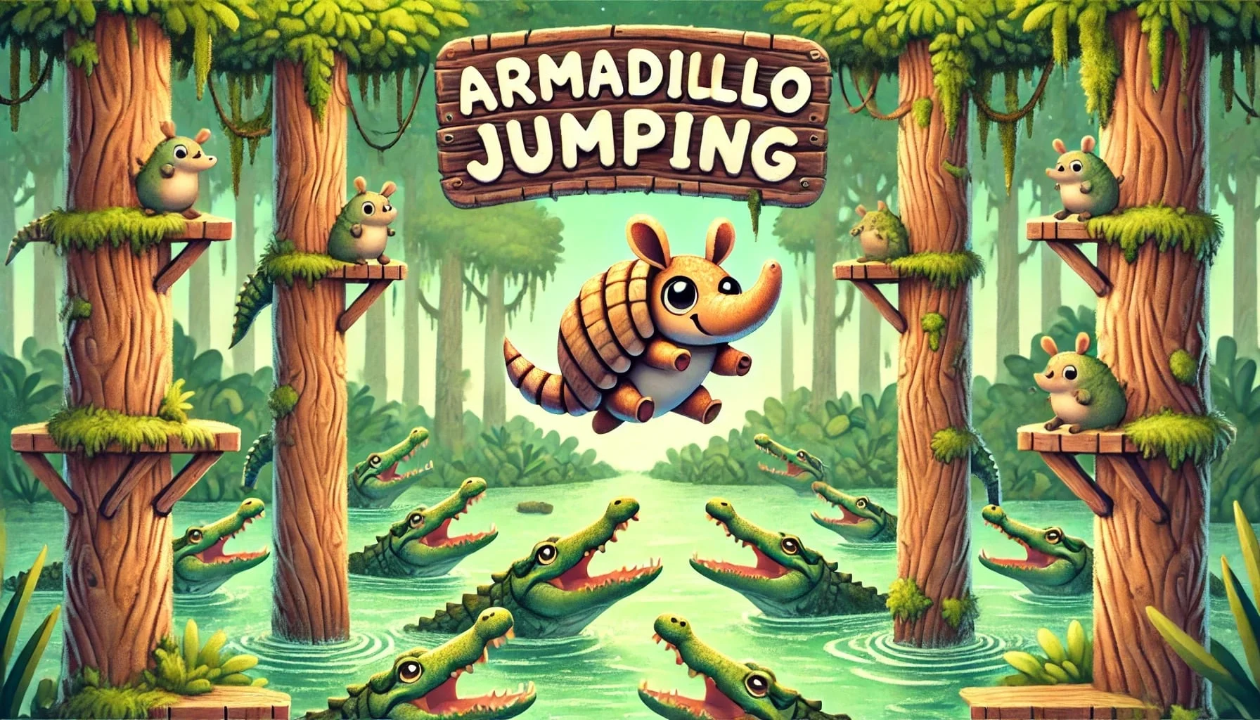 Armadillo Jumping