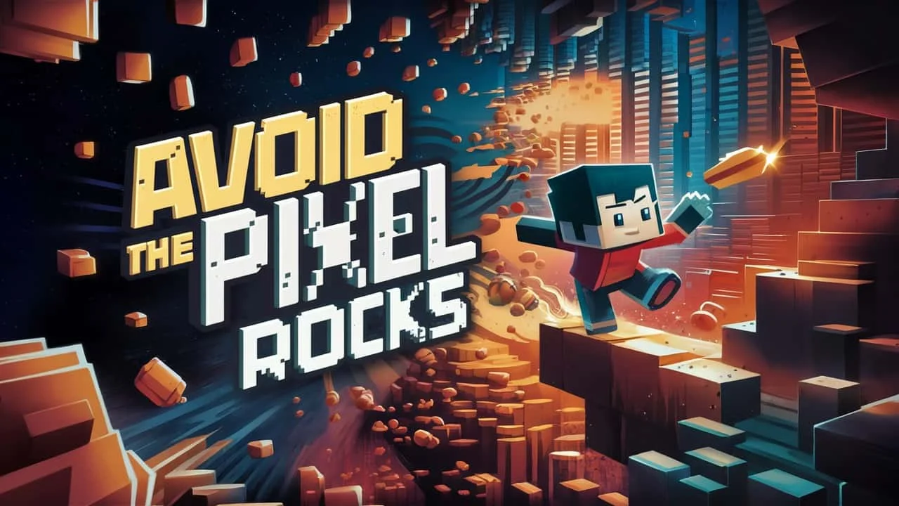 Avoid The Pixel Rocks