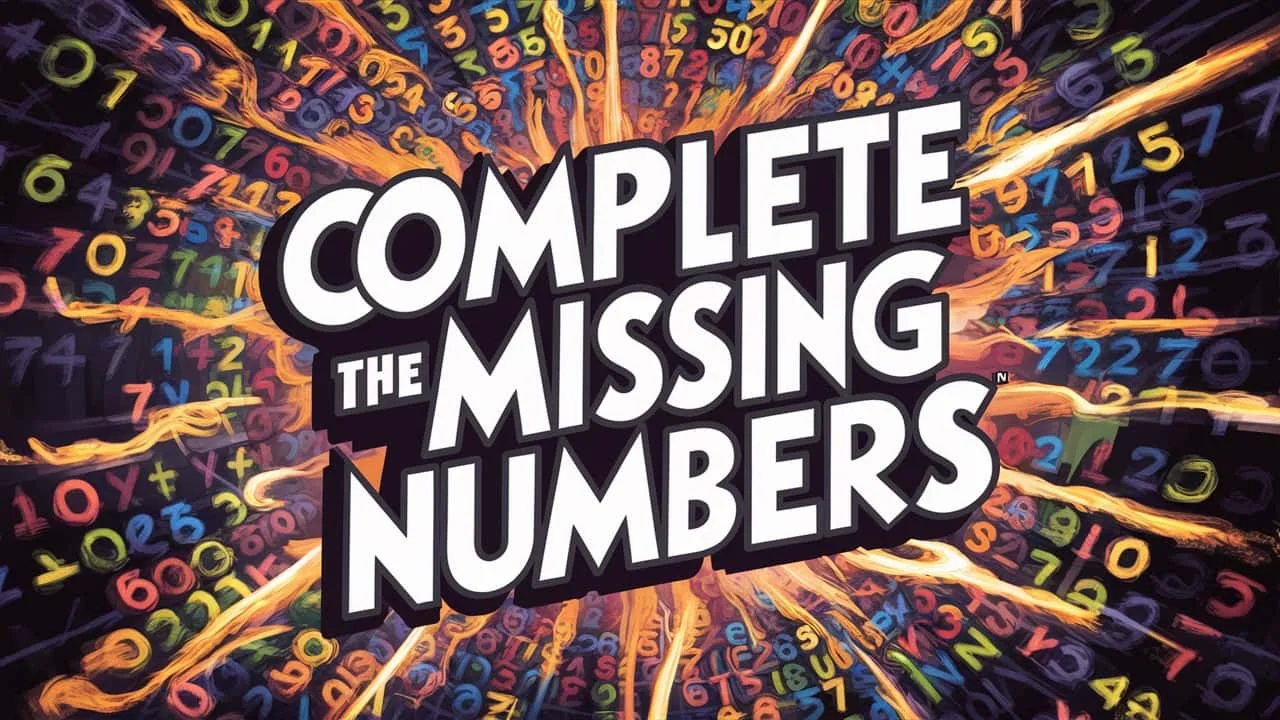 game cover art for Complete The Missing Numbers