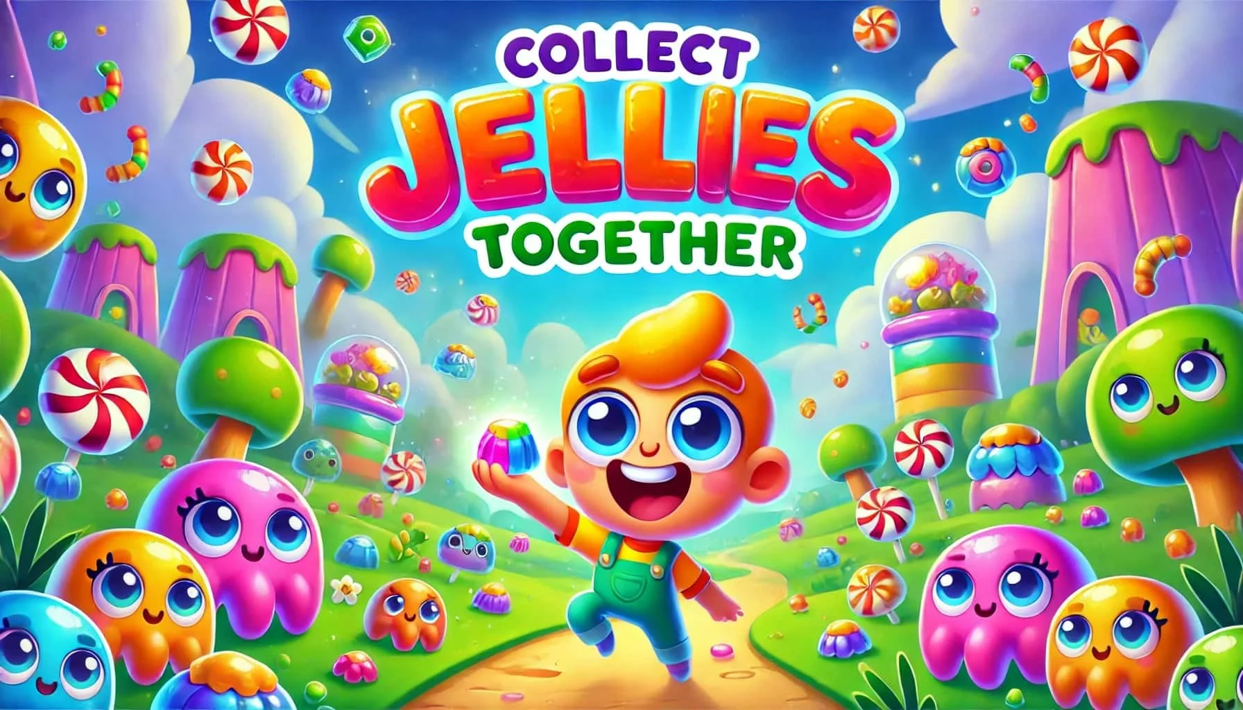 Connect Jellies Together - game art