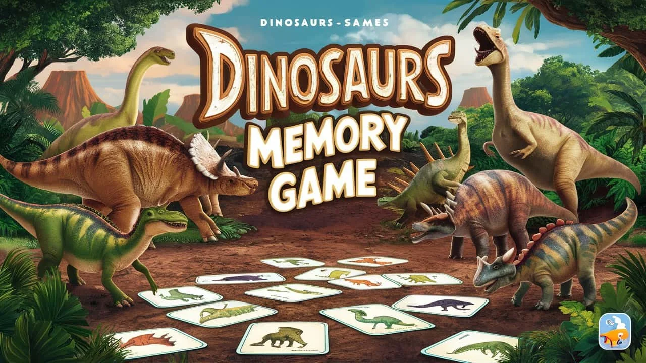 dinosaurs memory game