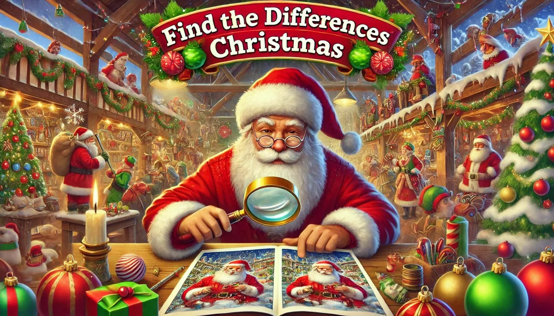Find the Differences Christmas