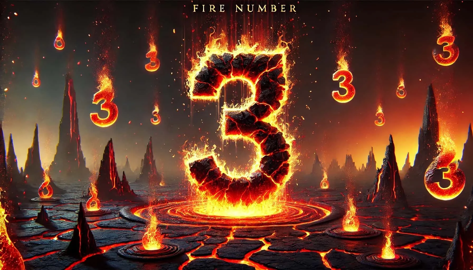 Fire Number- game poster