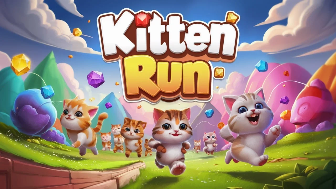 Kitten Run- game poster