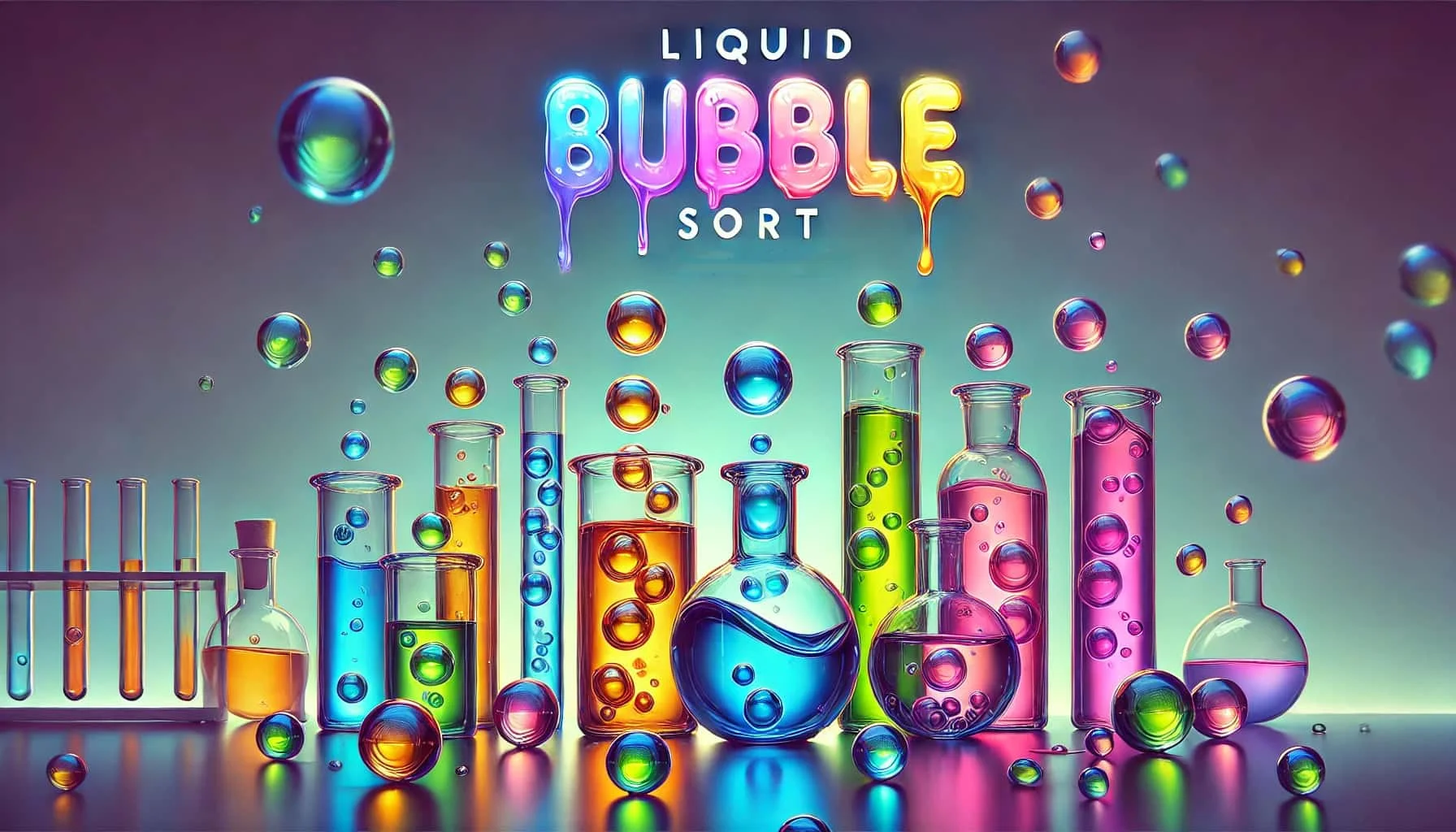 game cover - Liquid Bubble Sort