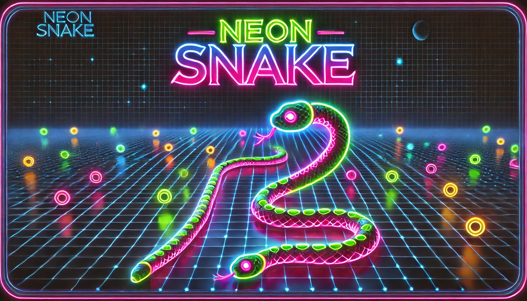 Neon Snake - game cover