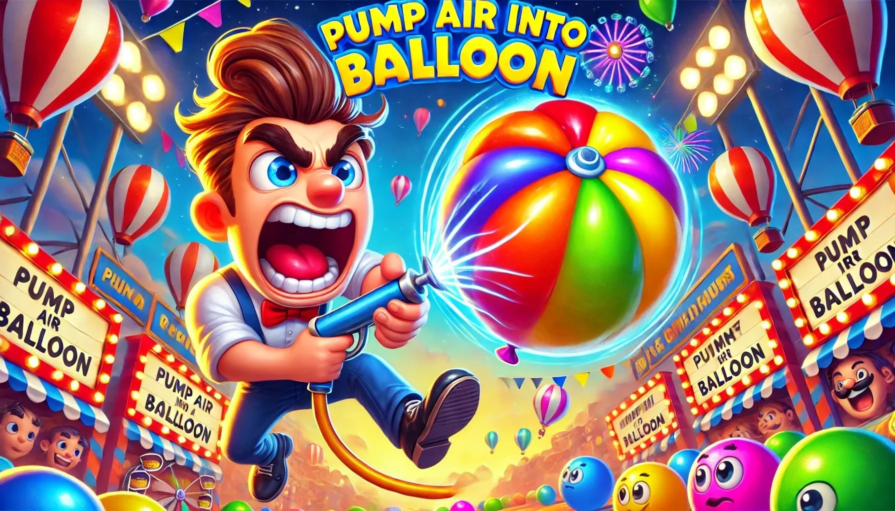 Pump Air into Balloon