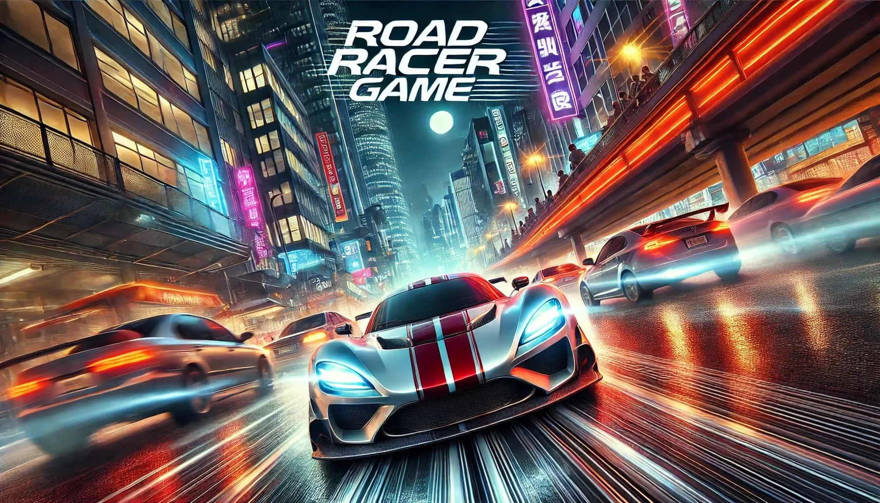 Road Racer Game - Movie poster