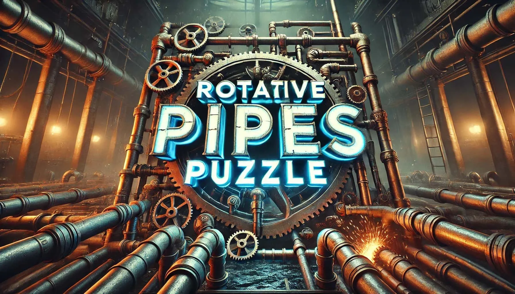 Rotative Pipes Puzzle poster