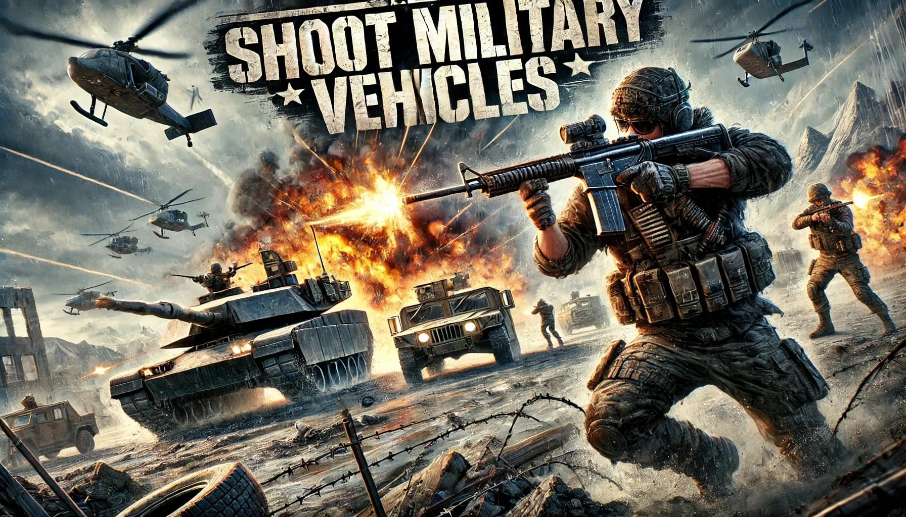 Shoot Military Vehicles