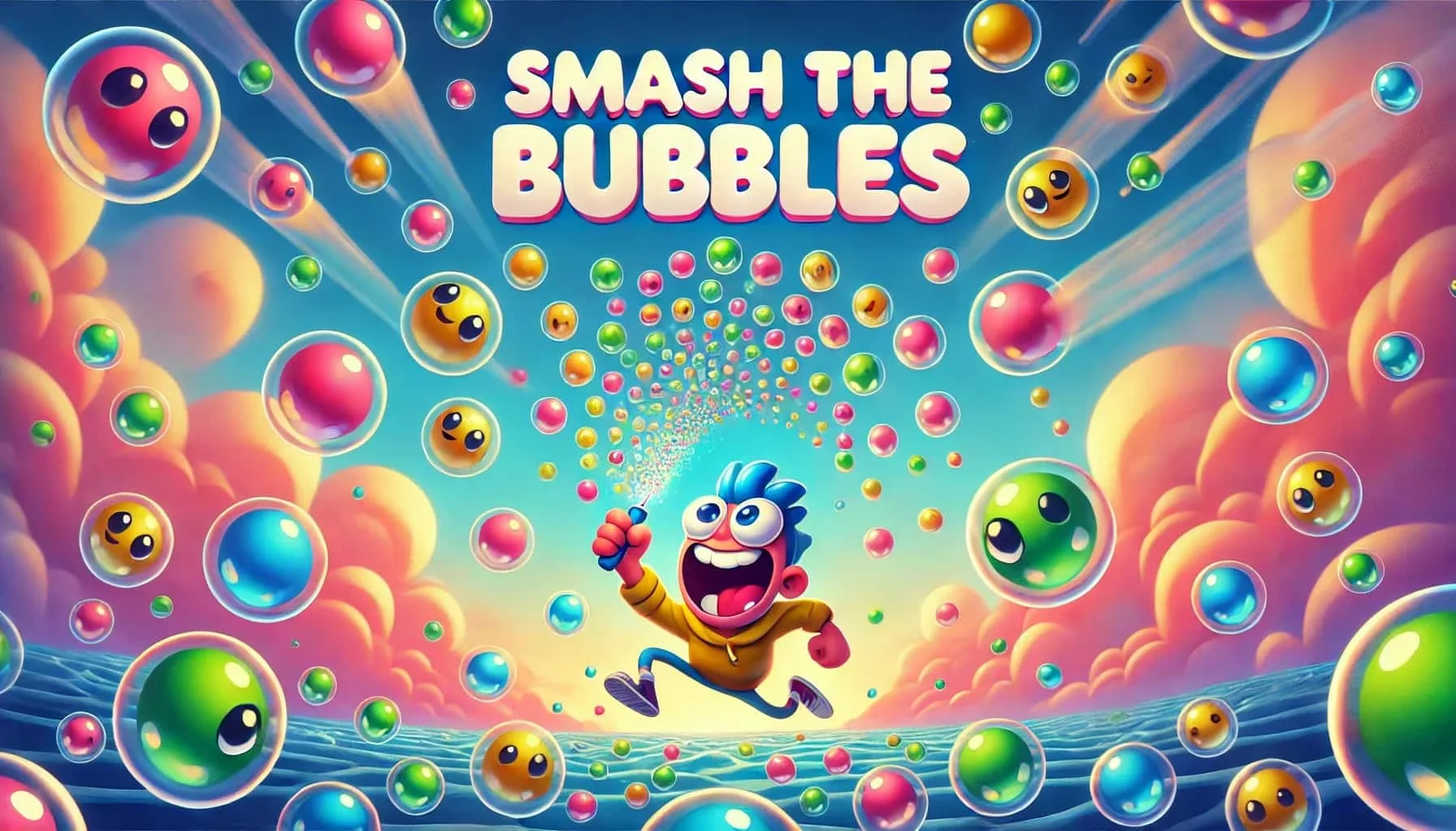 Smash The Bubbles - game cover