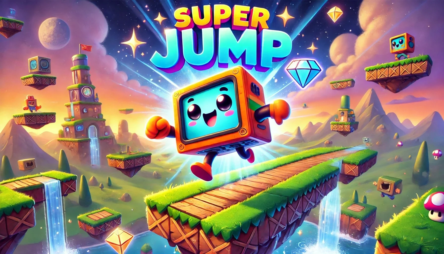 Superjump Game Box poster