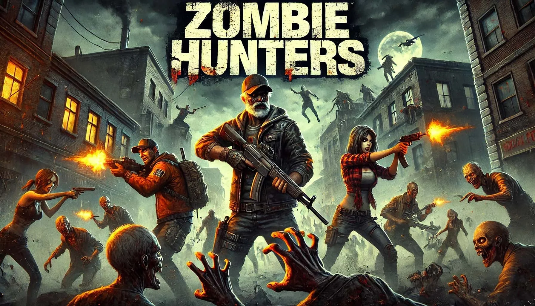 Zombie Hunters - game cover