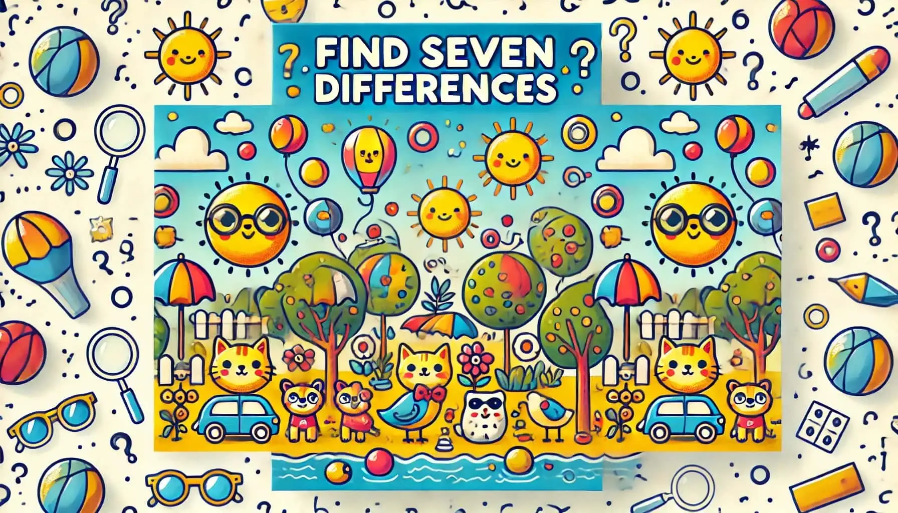 Find Seven Differences- game poster