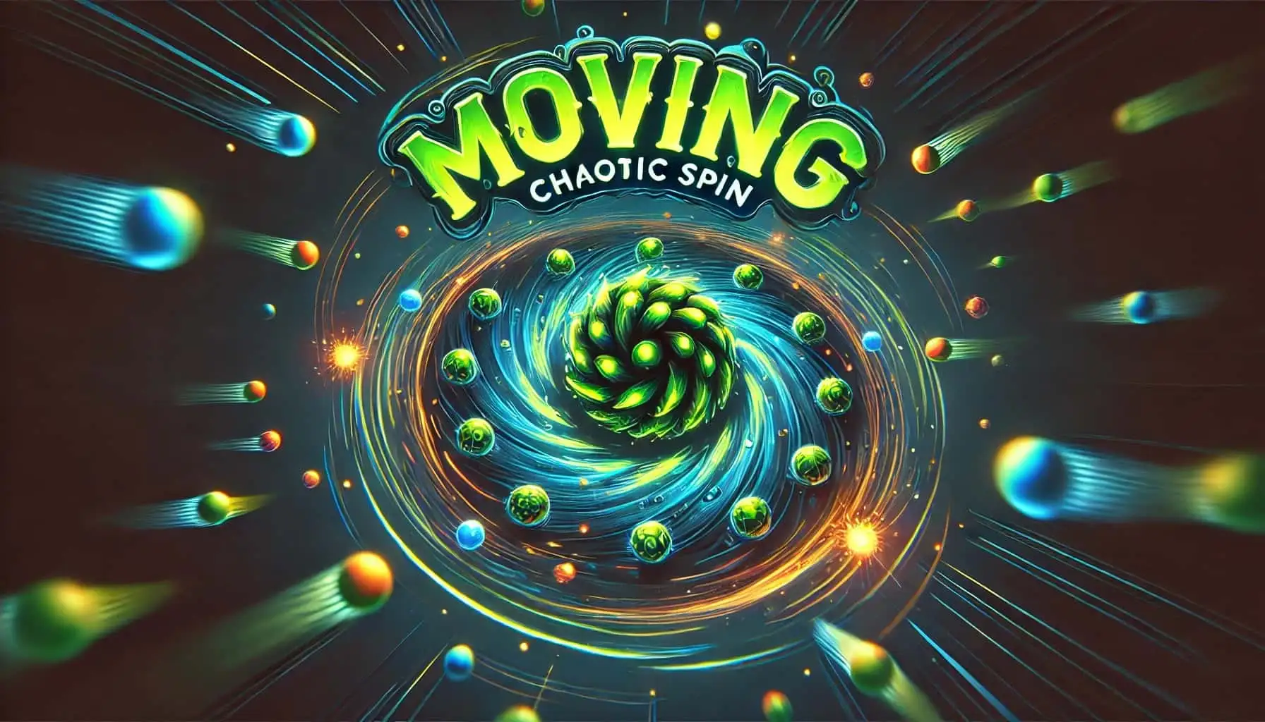 Moving Chaotic Spin