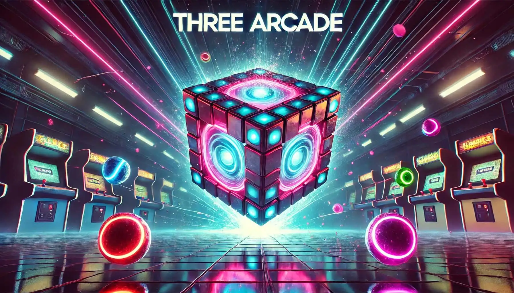 Three Arcade poster