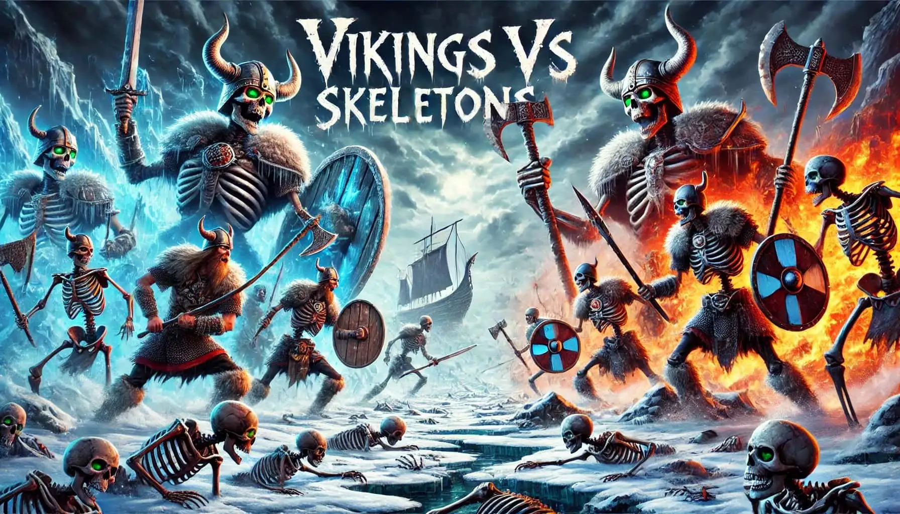 Vikings Vs Skeletons