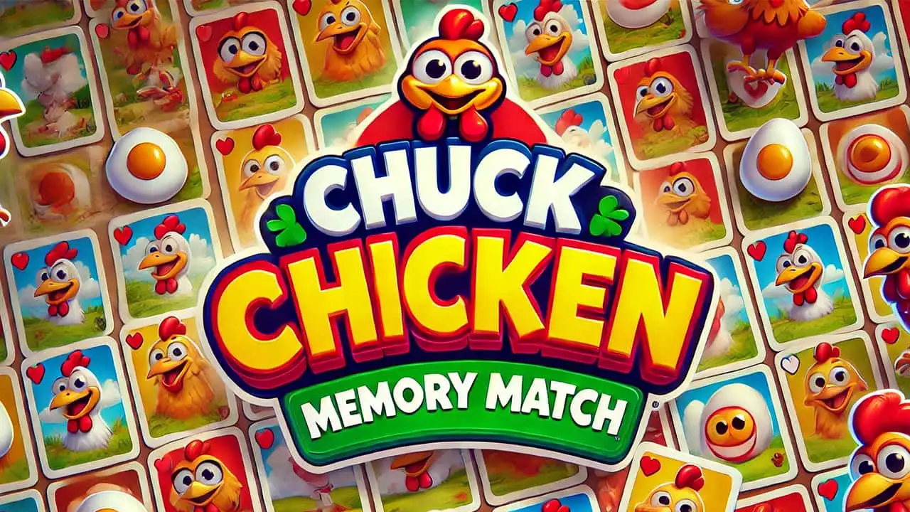 game cover art for Chuck Chicken Memory Match
