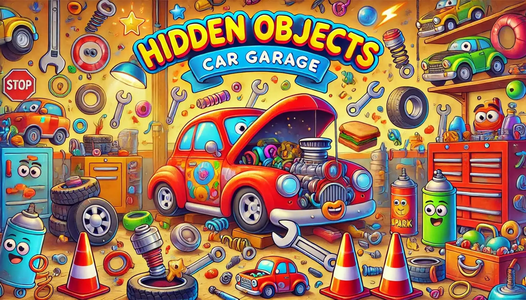 Hidden Objects - Car Garage