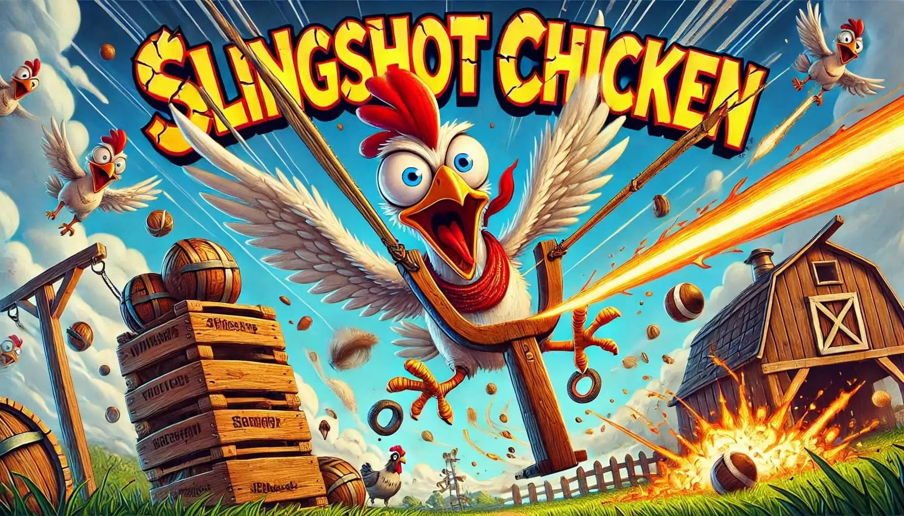 game cover art for Slingshot Chicken