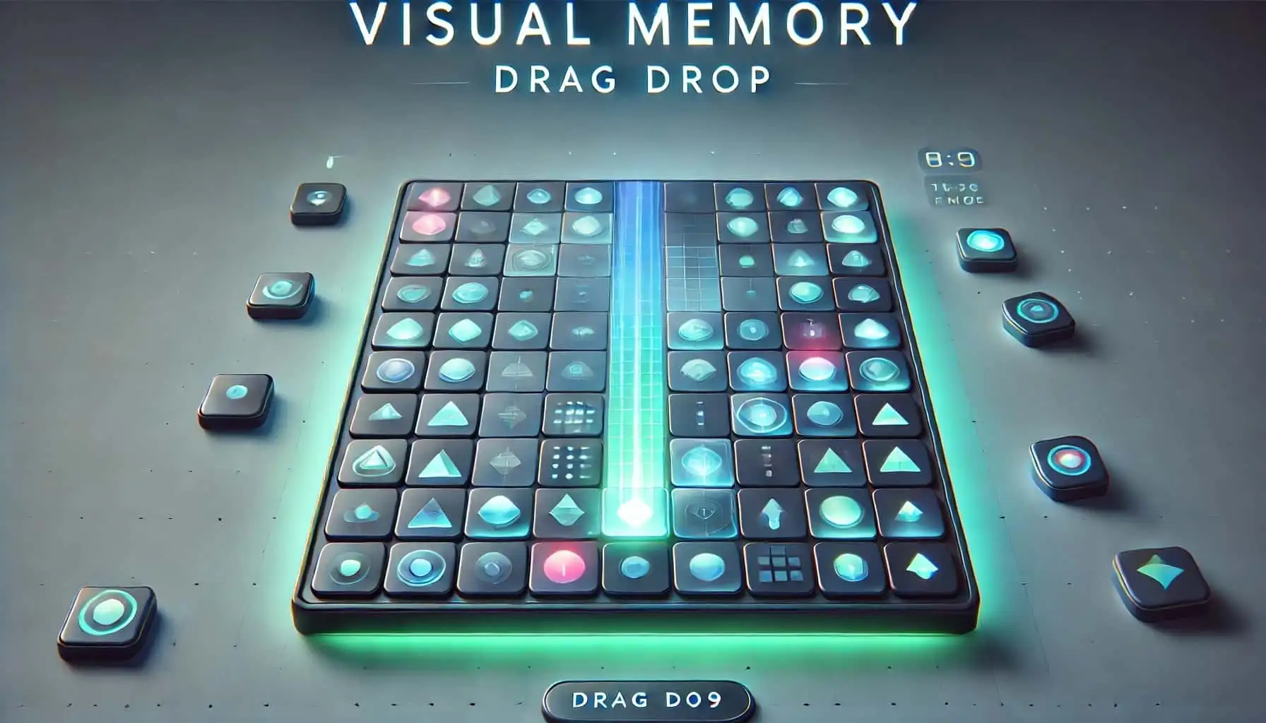 Visual Memory Drag Drop