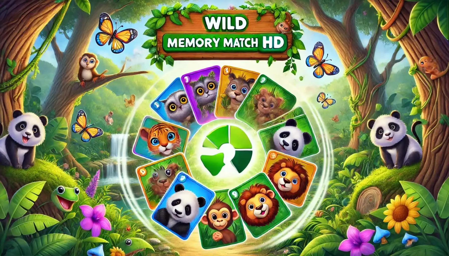 Wild Memory Match HD