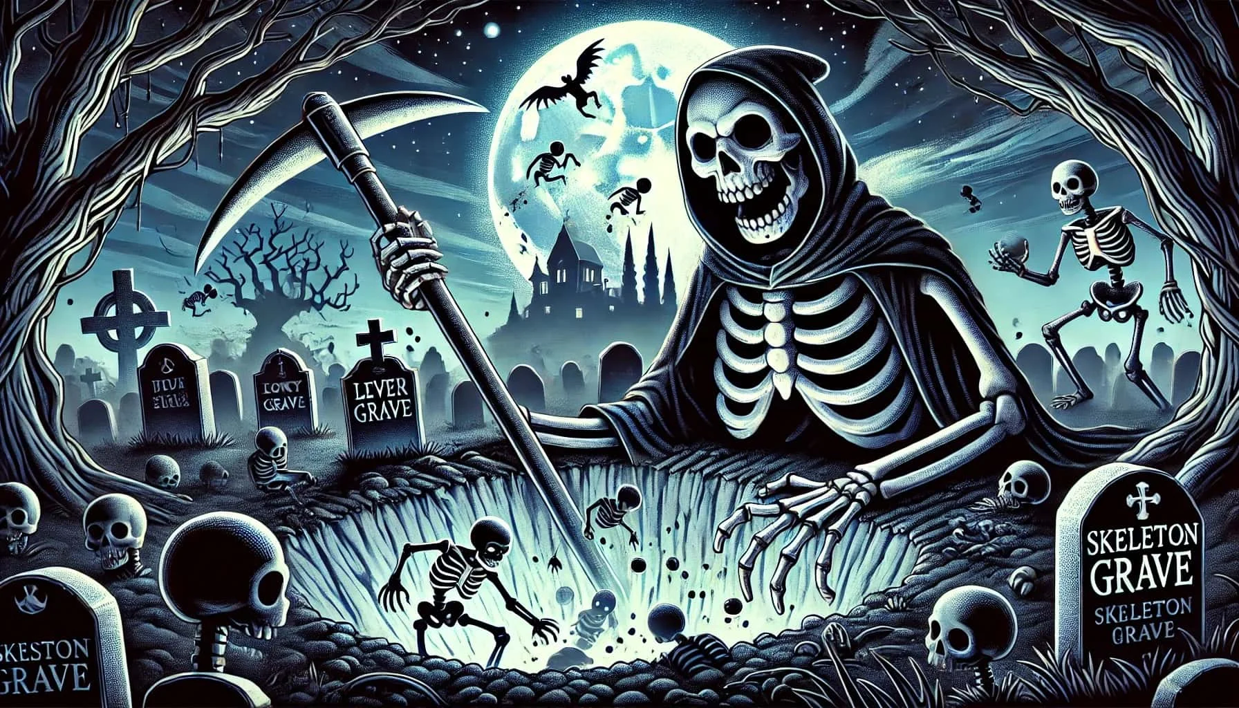 Skeleton Grave - game cover