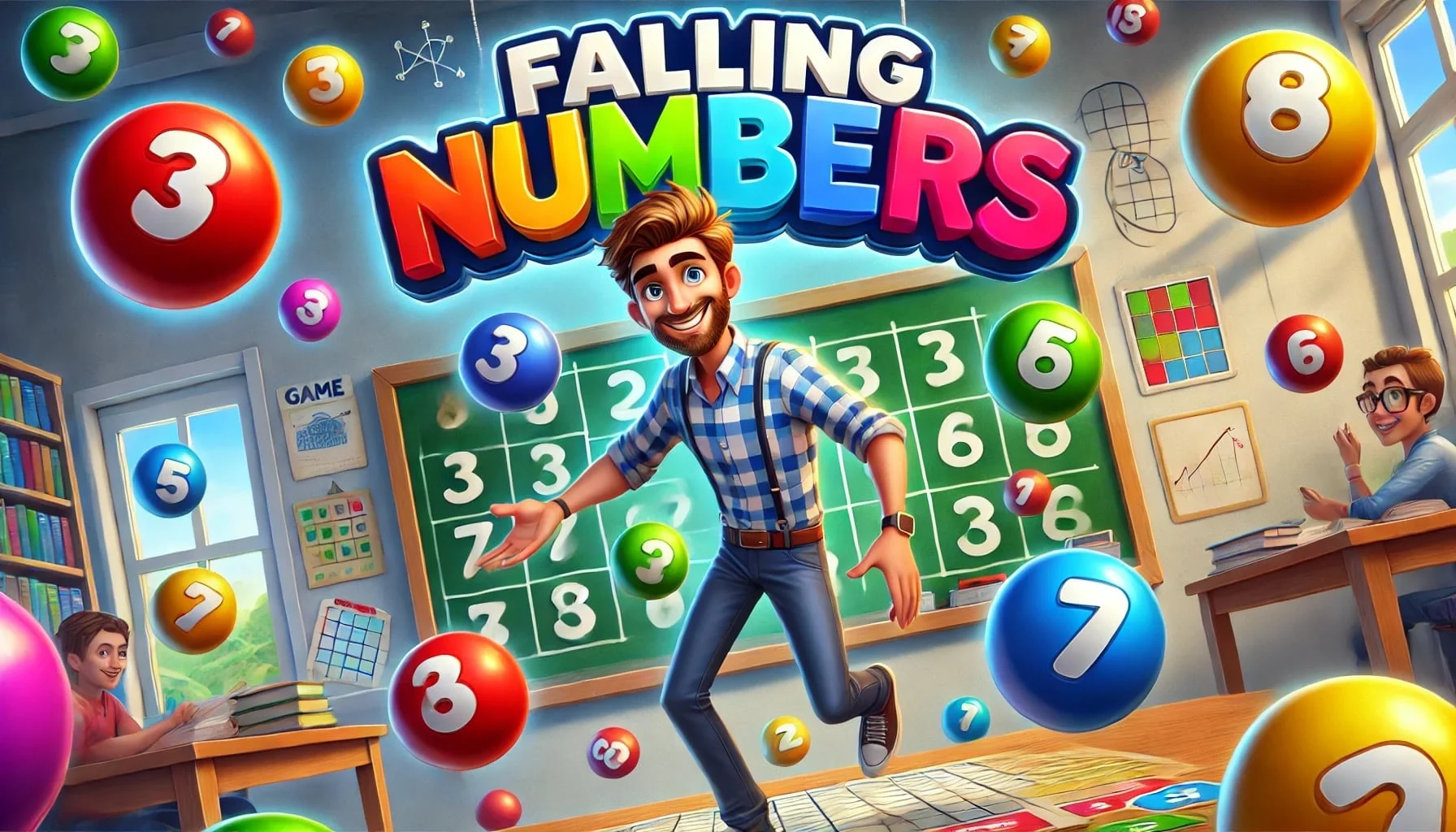 Falling Numbers game cover