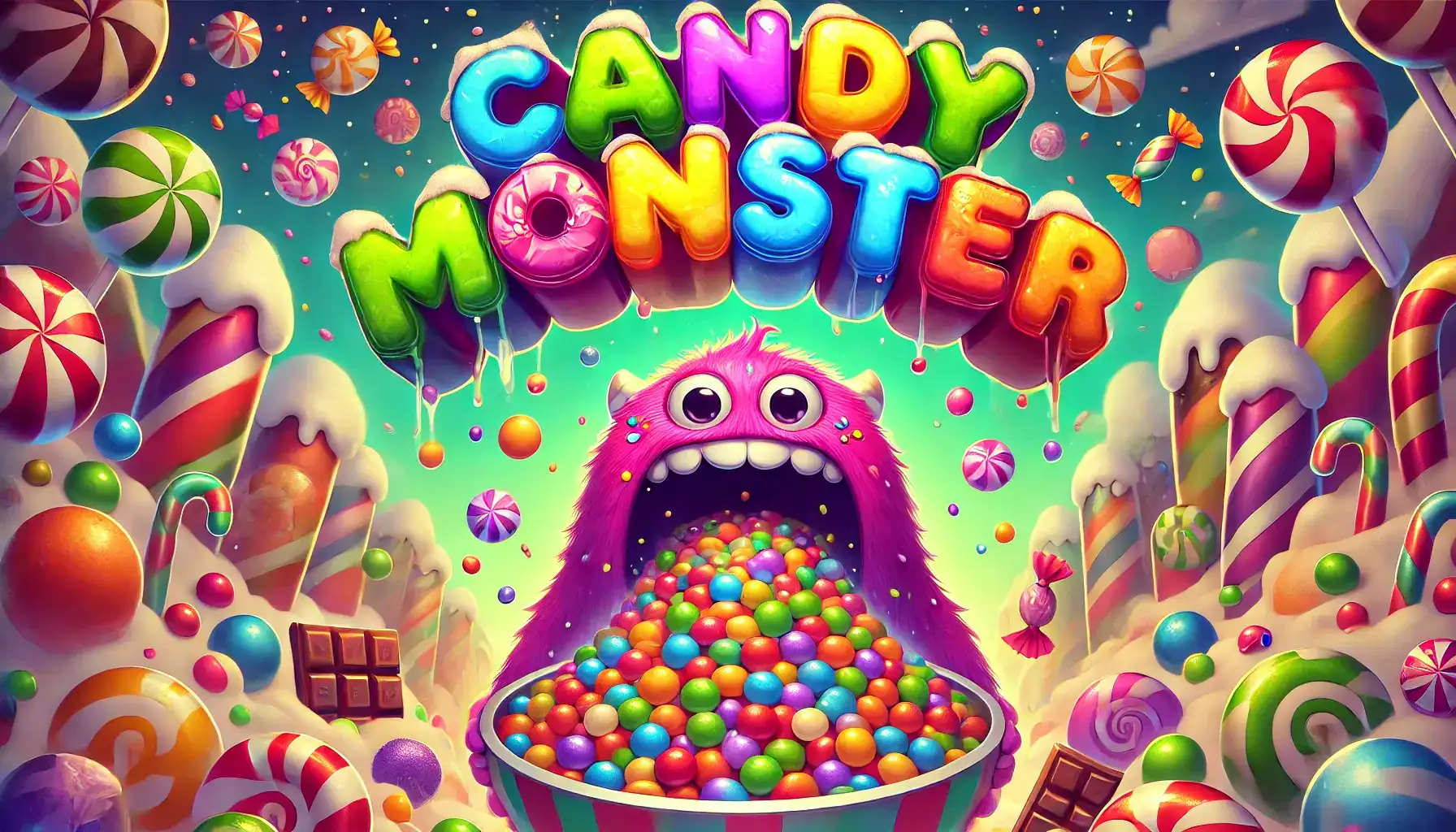 Candy Monster - game art