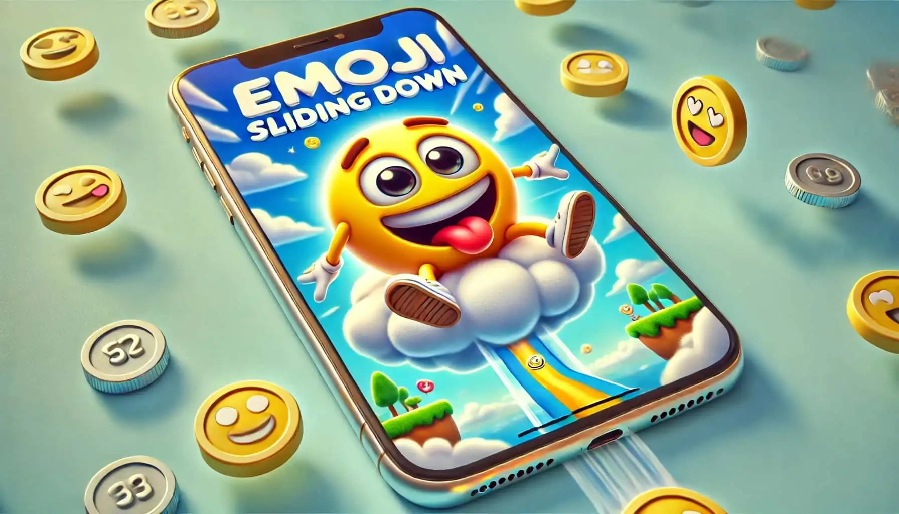 Emoji Sliding Down