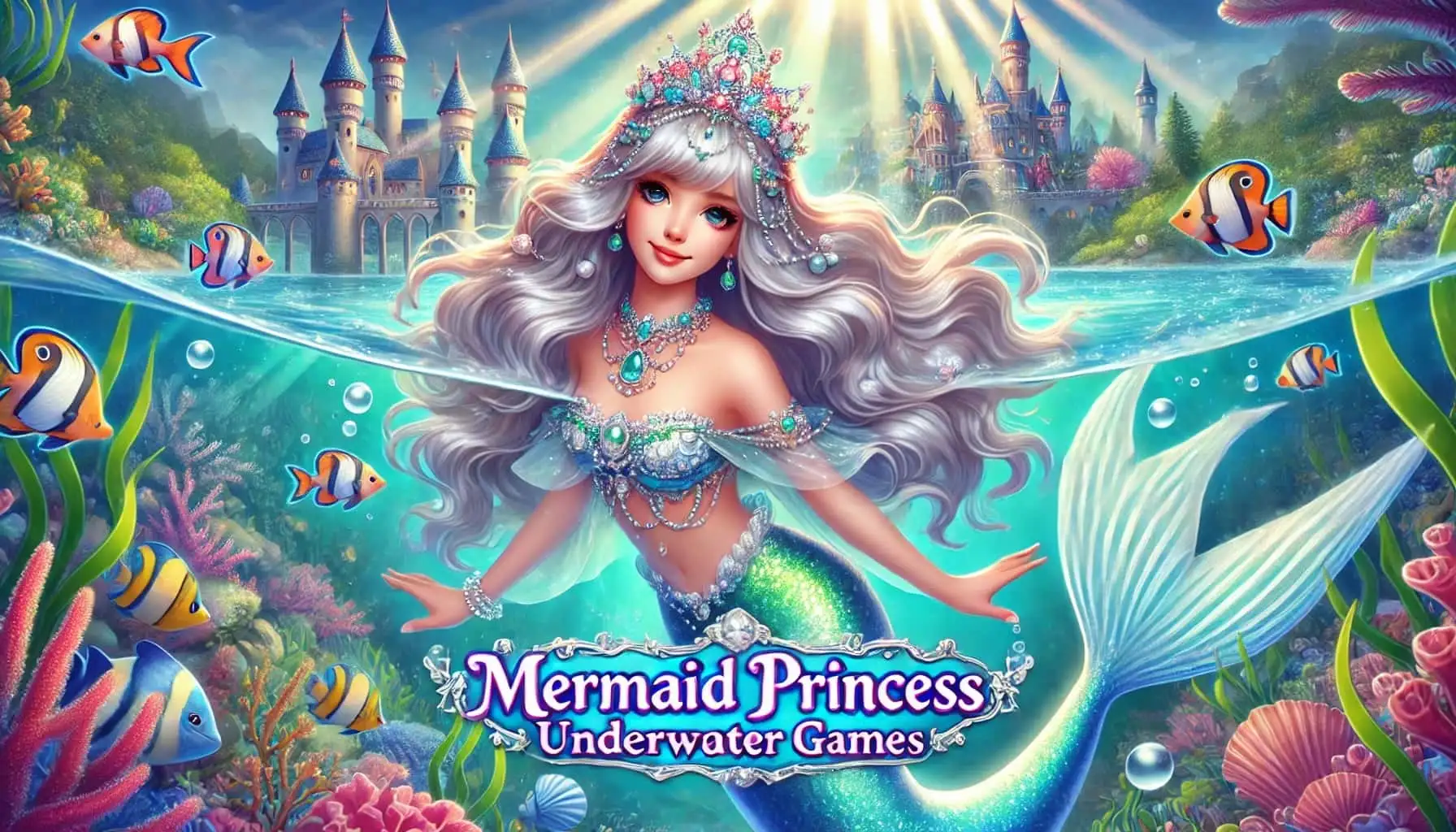 slider-image for Mermaid Princess Underwater Games