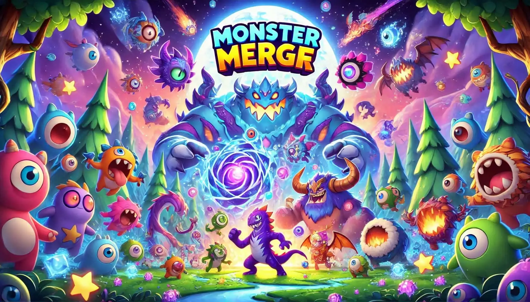 game cover art for Monster Merge