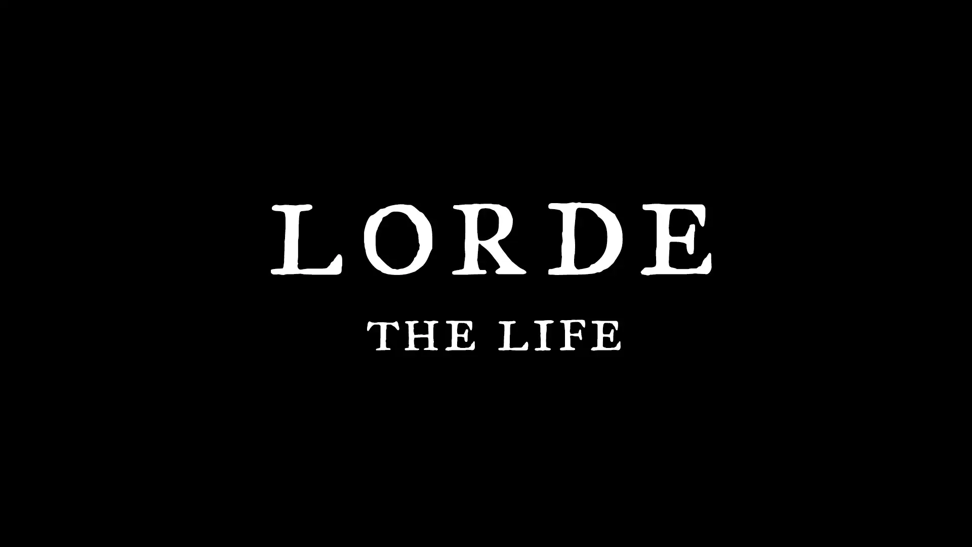 Lorde: The Life
