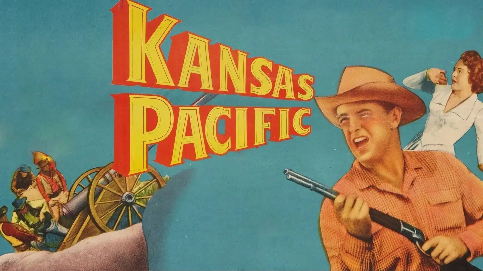 movie poster - Kansas Pacific